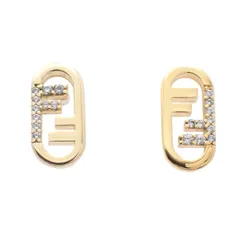 FENDI フェンディ オーロック ピアス ゴールド色金具/ラインストーン【いおき質店】のサムネイル
