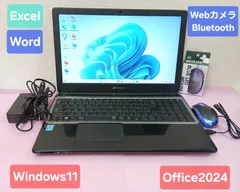 初期設定不要★Gateway Core i7 4510U 2.0GHz 8GB 500GB Windows11 Office2024 エクセル ワード パワーポイント 15.6インチ ノートパソコン★のサムネイル