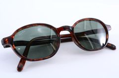 レイバンオーバル W3058 デミブラウン サングラス B&L ケース付き