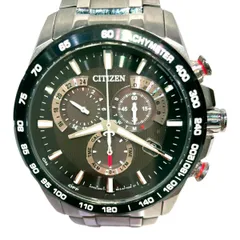 シチズン CITIZEN エコドライブ アテッサ 腕時計 総重量約161.8g ステンレス 電波ソーラー ブラック文字盤文字盤 E610-S104831 メンズのサムネイル