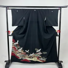 黒留袖 留袖 中古品 リメイク HZYA059000のサムネイル