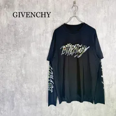 『GIVENCHY』ジバンシィ (M) ダブルレイヤー 長袖Tシャツ ヘヴィメタル ロゴ ロンTのサムネイル