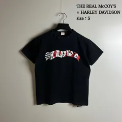 THE REAL McCOY'S × HARLEY DAVIDSON archive Tee S 旧リアルマッコイズ ハーレーダビッドソン コラボ Tシャツ 短丈 アーカイブ レア オールドのサムネイル