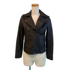 ジルバイジルスチュアート JILL by JILLSTUART ジャケット 上着 ピッグレザー ダブル ライダースジャケット S 黒 ブラック /EH ■ECF005のサムネイル