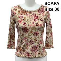 SCAPA スキャパ リバティ半袖 シャツ ブラウス 38 エデナム - メルカリ