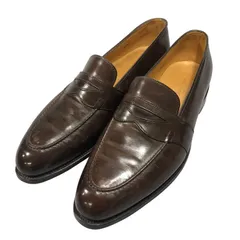 ジョンロブ ローファー フルストラップ フェンコート 4098ラスト レザー メンズ ブラウン サイズ6.5E JOHN LOBB FENCOTE ローファー 約25.5cm【LA】【中古】のサムネイル