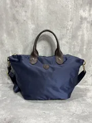 SHIPS any シップスエニィ Folna ナイロン 2WAY ショルダー バッグ size-/紺 ■■ レディースのサムネイル