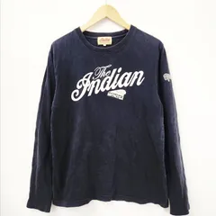 Indian Motorcycle インディアンモーターサイクル 長袖Tシャツ ロンT バックプリント L ブラック 黒 ロゴのサムネイル
