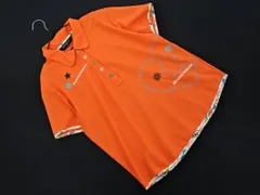 Munsingwear マンシングウェア ゴルフウェア 襟付き カットソー sizeL/オレンジ ■◆ レディースのサムネイル