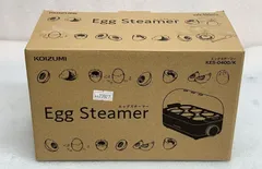 コイズミ エッグスチーマー ブラック KES-0400/K **4423927  B0DBPWYQ68のサムネイル