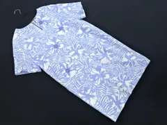 BODY DRESSING ボディドレッシング ビーズ 総柄 Iライン ワンピース size38/白ｘ青 ■◆ レディースのサムネイル