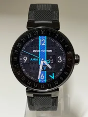 充電器付 ルイヴィトン 充電式 QA002 タンブールホライゾン V1 スマートウォッチ 腕時計 ラバーベルトのサムネイル