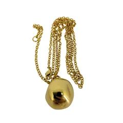 ユーズドフルギ USED古着 chieko+ 208. wonky ball necklace 真鍮+K18コーティング レディース 表記無 のサムネイル