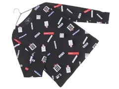 arnold palmer アーノルドパーマー 総柄 プリント 長袖 Tシャツ size2/黒 ◇■ メンズのサムネイル