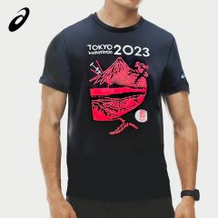 asics 東京マラソン 2026 Tシャツ 海外Mサイズ 水色 - メルカリ