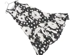 Zucca ズッカ 花柄 ノースリーブ ワンピース sizeM/黒 ■◆ レディースのサムネイル