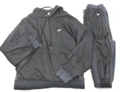 NIKE ナイキ 大きいサイズ スポーツウェア ナイロン パーカー パンツ セットアップ size上XXL 下L/黒 ◇■ メンズのサムネイル