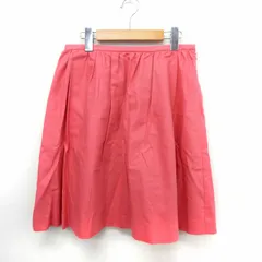 メルチェリア ドレステリア Merceria Dressterior スカート フレア ギャザー 膝丈 シンプル サイドジップ ピンク /ST1のサムネイル