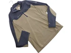 Marmot マーモット ウール混 ハーフジップ プルオーバー sizeM/紺ｘカーキ ◇■ メンズのサムネイル