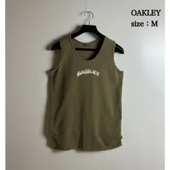 OAKLEY 00s tech grunge archive LOGO tanktop M オークリー グランジ センターロゴ タンクトップ レア アーカイブ 平成 y2kのサムネイル