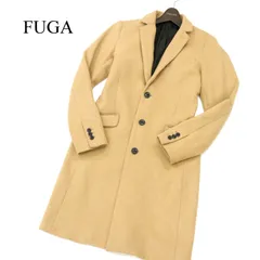 FUGA フーガ 秋冬 ウール混★ チェスター コート Sz.44　メンズ ベージュのサムネイル