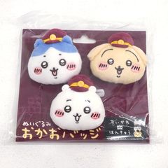 ちいかわ 阪急電車なぬいぐるみおかおバッジ 3個セット - メルカリ