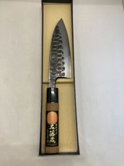 出刃包丁 関吉秀 黒打 白鋼 165mm ⚠︎名前入り - メルカリ