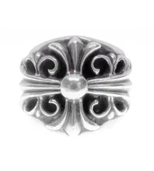 クロムハーツ CHROME HEARTS 【 KEEPER RING 】 キーパー シルバー リング w27414のサムネイル