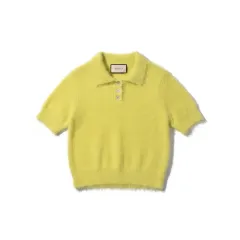グッチ 正規品 モヘアニット カラーTシャツ L イェローのサムネイル