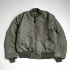 【美品】BUZZ RICKSON’S【BR13573 /Type MA-1 フライト ジャケット】 XL セージグリーン バズリクソンズ s2606102のサムネイル