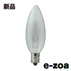 ELPA エルパ シャンデリア球  25W/E17/クリア G-65H C (2662290)のサムネイル