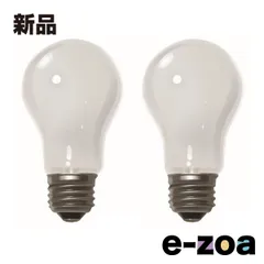 ELPA エルパ シリカ電球 長寿命タイプ  40形/E26/ホワイト/2個入 LW100V38W-W-2P (2661950)のサムネイル