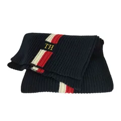 トミーヒルフィガー TOMMY HILFIGER ロゴ刺繍 ウールマフラー メンズ 表記無 のサムネイル
