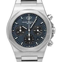 GIRARD-PERREGAUX ロレアート クロノグラフ 藍色 日本100本限定モデル Ref.81020-21-3311-1GM 中古品 メンズ 腕時計のサムネイル