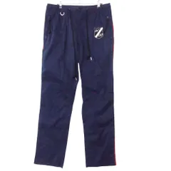NUMBER(N)INE ナンバーナイン パンツ ナイロン サイドライン トラックパンツ ボトムス ネイビー 5【XL】 メンズ 【中古】のサムネイル