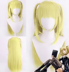 デスノート 弥海砂 コスプレウィッグ 金髪ツインテール 耐熱ウィッグ コス道具のサムネイル