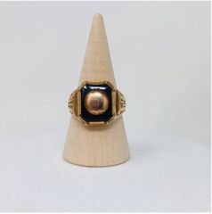 t*6様 Gigi Initial onyx ring N 新品未使用 - メルカリ
