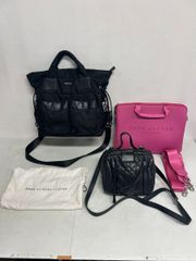 15056-012★レディースバック3点まとめ★ BARCOS 3wayトートバッグ & MARC JACOBS ピンクPCバッグ & MARC BY MARC JACOBS MOTOミニボストン 保存袋付★のサムネイル