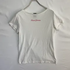 BUONA GIORNATA ボナジョルナータ 50TY91 ショートスリーブ プリントロゴ Tシャツ 半袖 トップス ホワイト【中古】 レディースのサムネイル