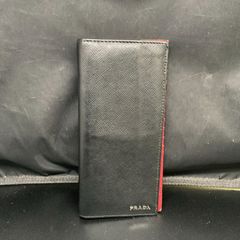 希少○プラダ 3601 長財布 ジオメトリック柄 サフィアーノ○Gカード有
