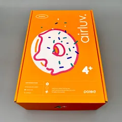 エアラブ4+ 送風機付クールシート ドーナッツ donut-4pl-カスタード ベビーカーシートのサムネイル
