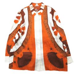 美品✨HERMES ゴルチエ期 シルク100％ ゆったりブラウス 40 L相当