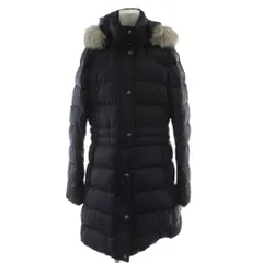 トミーヒルフィガー TOMMY HILFIGER ダウンコート M 紺 ネイビー 長袖 ハーフ丈 フード MI62890012 /GG48のサムネイル
