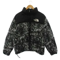 ザノースフェイス THE NORTH FACE 1996 Retro Nuptse ダウンジャケット フード ジップアップ 柄 ナイロン M ブラック ホワイト NF0A3C8D /BM27のサムネイル