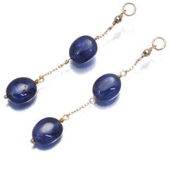 こっちゃん様専用】agate アガット K10 ピアス サファイア - メルカリ
