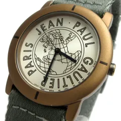 ジャンポールゴルチエ Jean Paul Gaultier 世界地図 メンズ ブロンズ 6031-L09537 時計 クォーツ 稼動品のサムネイル