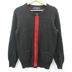 【三重本店】 中古 COMME des GARCONS HOMME | コムデギャルソンオム C.G.D.H. back logo zip cardigan バックロゴジップ長袖カーディガン 05AW HP-N017 グレー サイズ：M 【108】のサムネイル