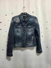 GUESS デニム デニムジャケット ダメージ ウォッシュ XSのサムネイル