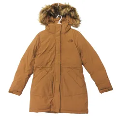 美品 THE NORTH FACE ザ・ノースフェイス ダウンジャケット ダウンコート モッズコート アウター ウインドストッパー ブラウン 85【S】 レディース 【中古】のサムネイル
