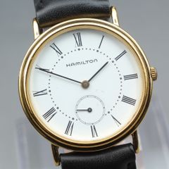 美品◎HAMILTON ハミルトン ベントン スモセコシルバー文字盤